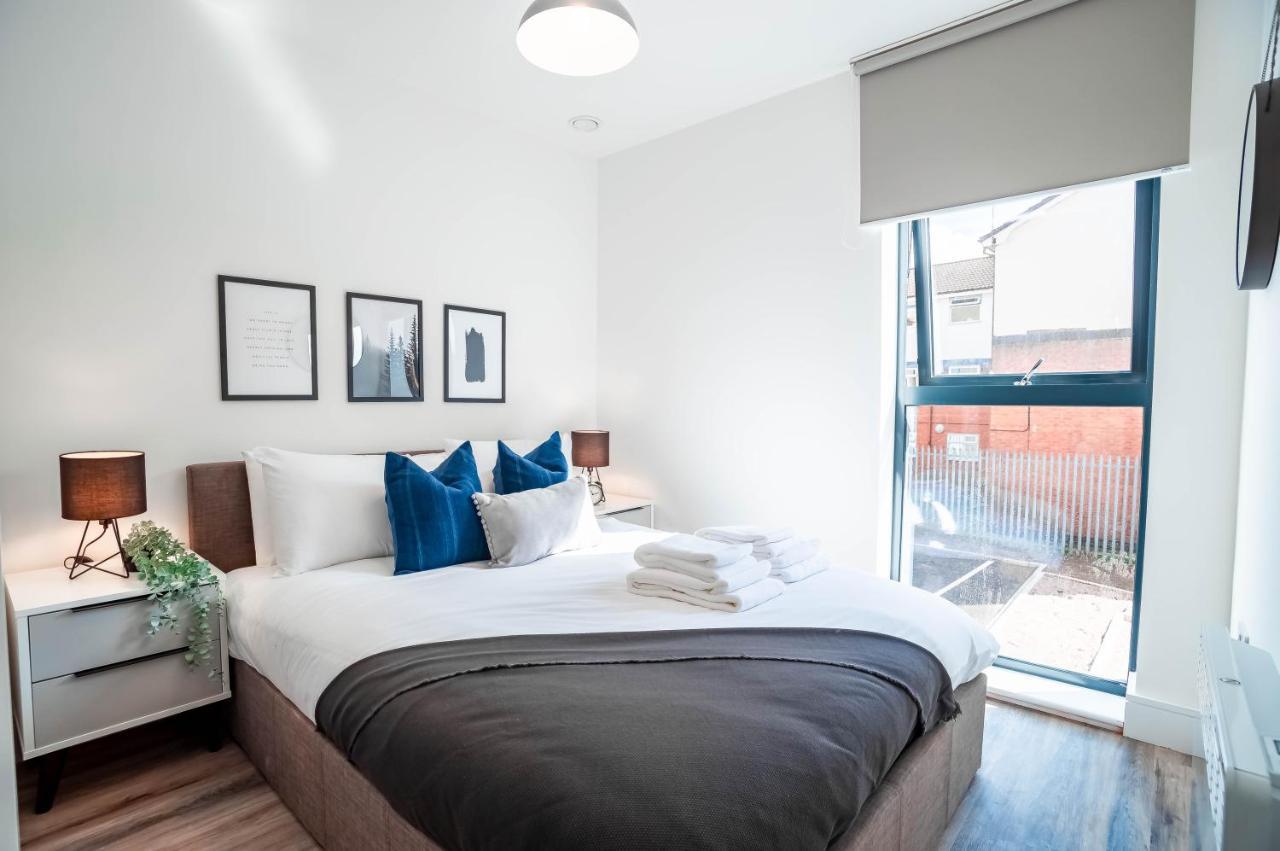 Luxe Interchange Apartment Near Old Trafford - Media City - The Quays Manchester Exterior foto